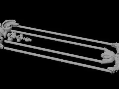 dekor ornament 3D model 102