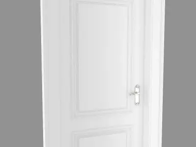 Door white 3D model