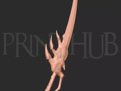 Raizan Sword Level Max Form Onimusha Fan Art  Cosplay STL File 3D print model