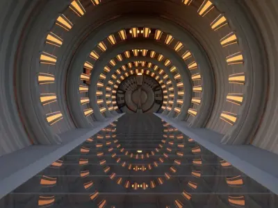 Spaceship Tunnel  3D model