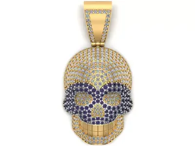 Ghost pendant 3D print model 3D print model