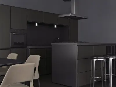 Full Modern interior 3D model 3D model