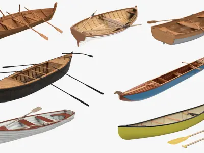  Rowing Boats Collection 5 