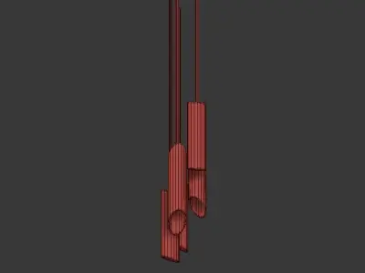Signorini  Coco Bamboo Chandelier 3D model