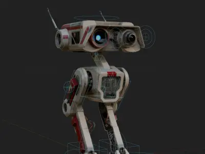 Star Wars 3D Model Collection Rigged Bundle Blender FBX OBJ 3D Model Pack