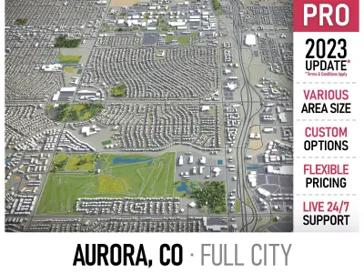 Aurora Low-poly 3D model