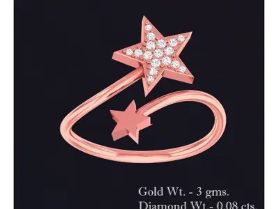 Women Ring 3D print model 93