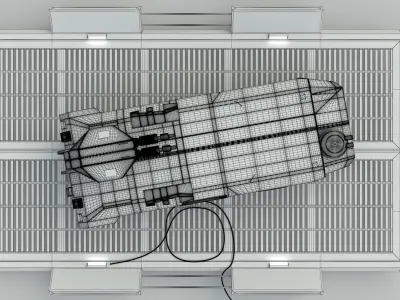 M577 Armored Personnel Carrier  3D model