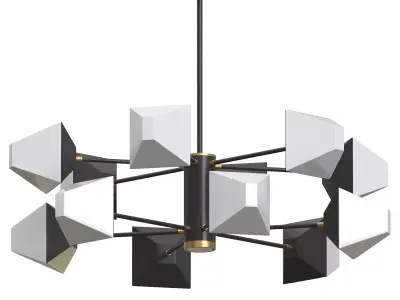 Ceiling chandelier Lumen Lux 3D model