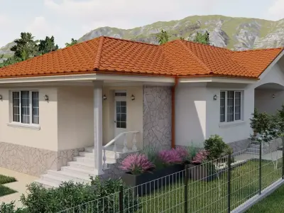 House 11 exterior 3D model