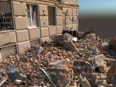  Demolished Building Ultra HD 16K 