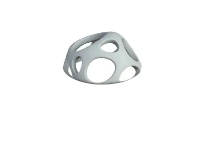 SciFi Cube Object No 53436 Low Poly Shape Low-poly 3D model