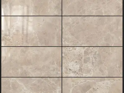 Yurtbay Seramik Alpha Beige 300x600 Set 1 3D model