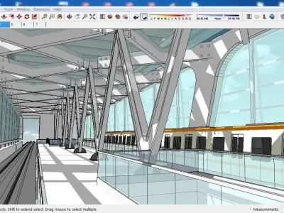 Sketchup Terminal B1 3D model