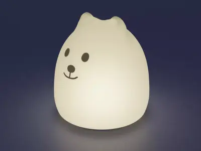 Night light-cat Free 3D model