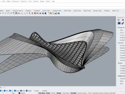 Parametric Roof Architecture 3D model