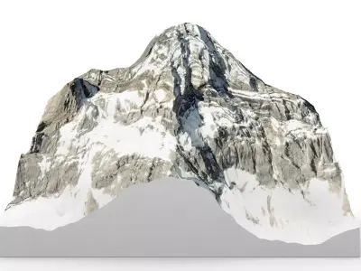 Mount assiniboine 3D model