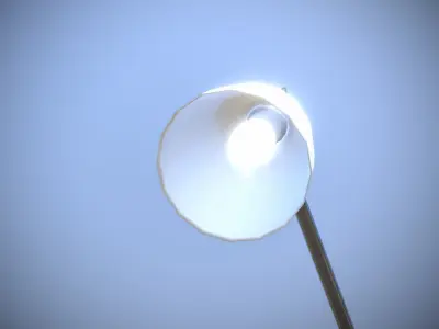 Table Lamp low-poly game ready Low-poly 3D model