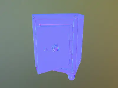 Western Safe Game Ready Low-poly 3D model
