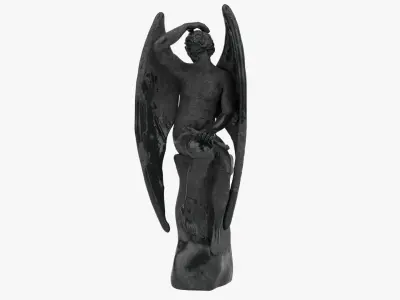 Lucifer Statue 3D model