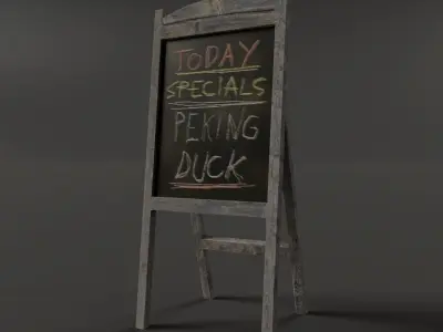 Restaurant Chinese Props 3D model