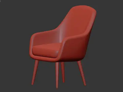 chair arm Sally 3D model