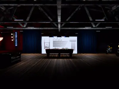 Billiard room 3D model