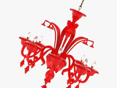 Verdi 8 Branches Chandelier 3D model