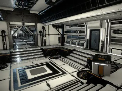 Sci Fi Modular Asset Pack 3D model