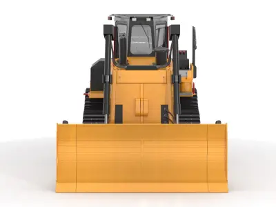 Generic Bulldozer 02 3D model