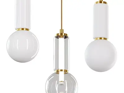 Handle Studio GLASS 03 pendant light 3D model