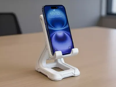 Adjustable Phone Stand 3D Printable 3D print model