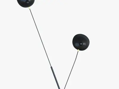 Serge Mouille Rotating Sconce Two Arm MSC-R2C 3D model