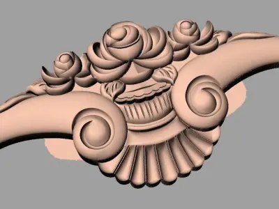 CNC 3D relief design STL format file used for artcam aspire E728 3D model
