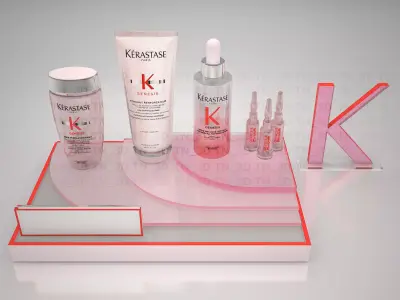 Kerastase product set 3D model