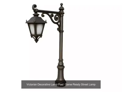 Vintage Street Light Pack 3 Victorian Lamp Posts
