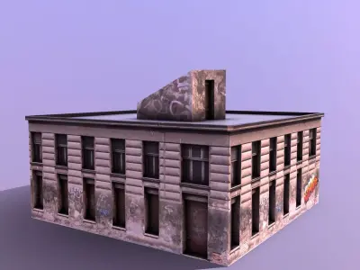 House v3 Low-poly 3D model
