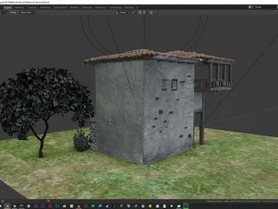 Medieval House 3D model