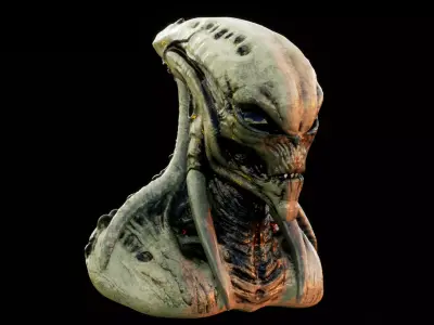 Alien 3D model 14