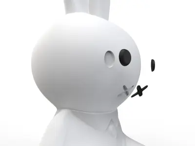 Bunny Miffy Lamp 3D print model
