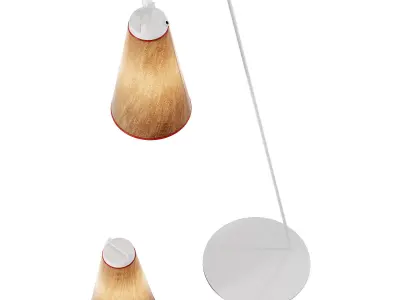 roche bobois sasha floor lamp 3D model