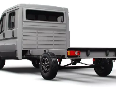 Opel Movano Chassis DoubleCab L3 2026 3D model