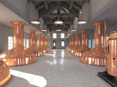 Brewery 001 3D model