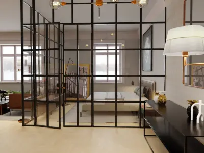 Scandinavian Modern  Interior 3D model