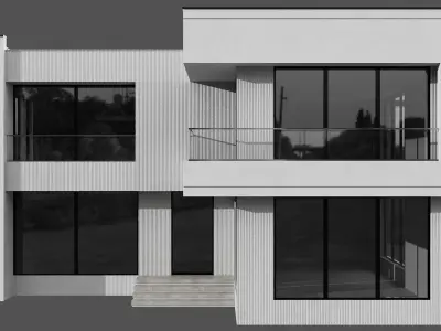MODERN HOUSE NO24 A 3D model