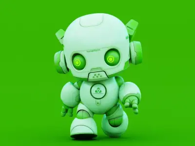 ROBO G-7 Rigged for Unreal Engine - Unity - MIXAMO 3D model