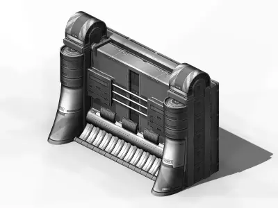 Machinery - Wall 03 3D model