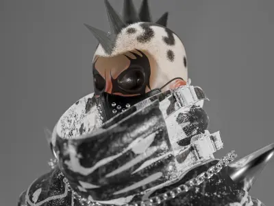 mask black  3D model