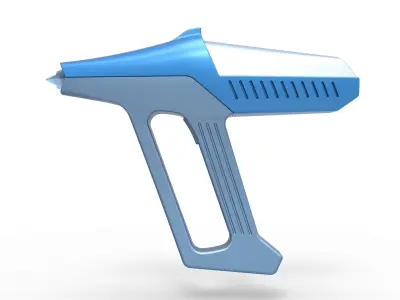 Pistol of Traybors henchmen from Buck Rogers in the 25th Century 3D print model