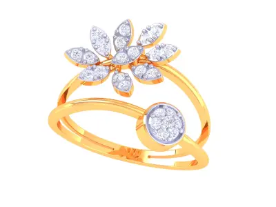  Women Ring MTL 3dm STL OBJ FBX Details 3D print model buy